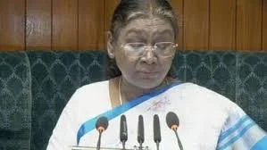 भारत की राष्ट्रपति द्रौपदी मुर्मु का संसद के समक्ष अभिभाषण
