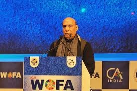 रक्षा मंत्री राजनाथ सिंह ने वर्ल्ड फोरम ऑफ अकाउंटेंट्स के उद्घाटन सत्र को संबोधित