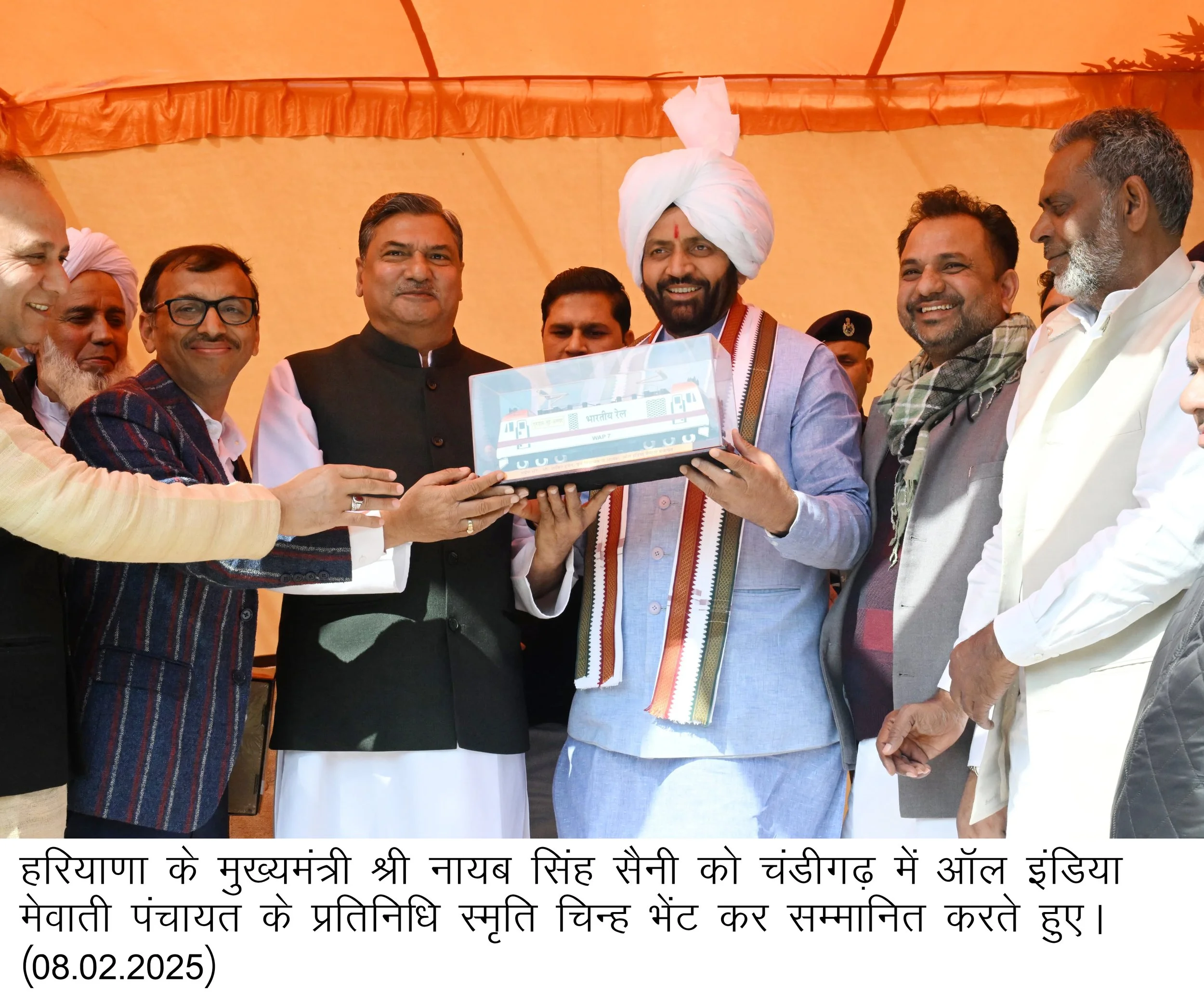 मेवात में रेल मार्ग बनने से लोगों की आवाजाही होगी सुगम, उद्योग लगने से युवाओं के लिए रोजगार के खुलेंगे रास्ते-मुख्यमंत्री नायब सिंह सैनी