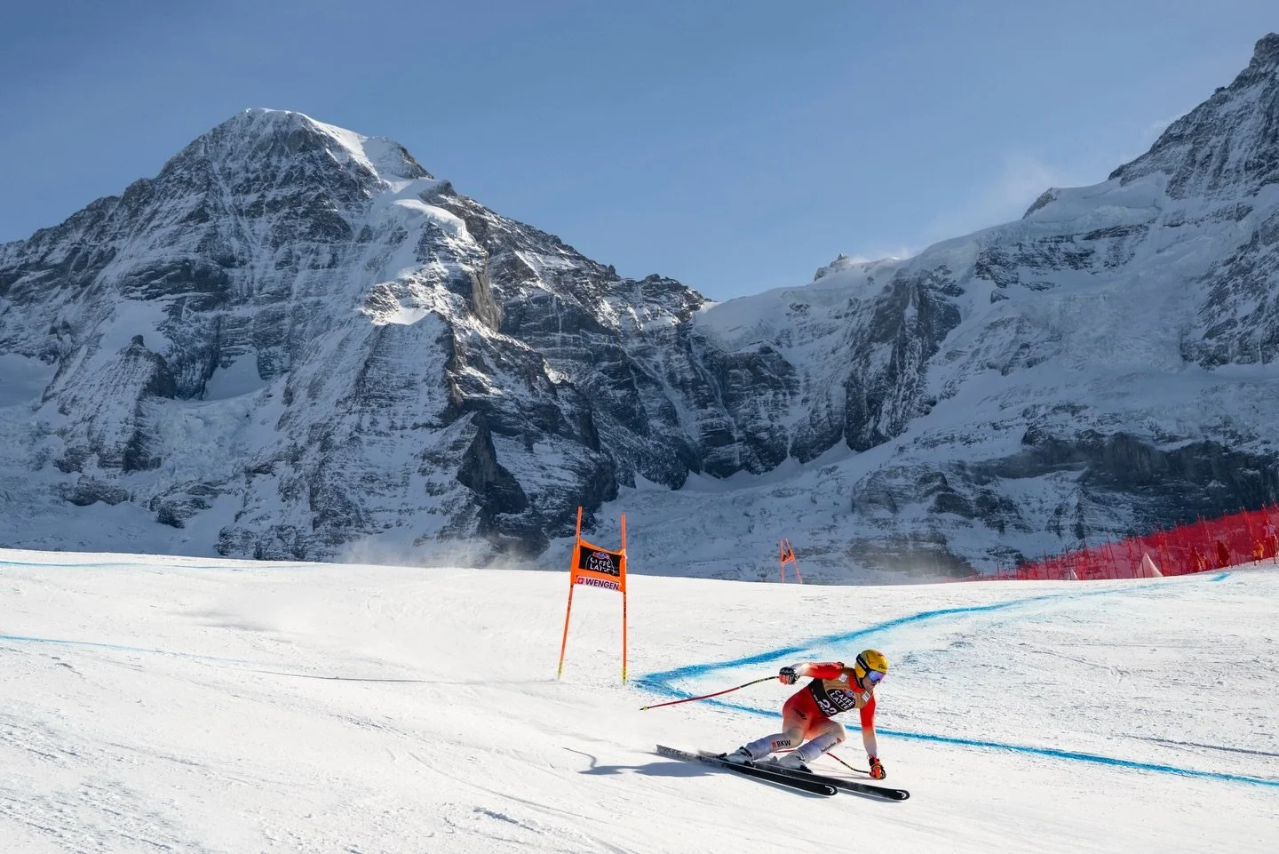 Thank you Wengen - this is why we do it❤️

What an atmosphere and what a privilege to ski in front of such an amazing homecrowd🇨🇭

Leaving @lauberhornrennen with new experiences, learnings for the future and a heart filled with emotions🙏🏼

Sadly 