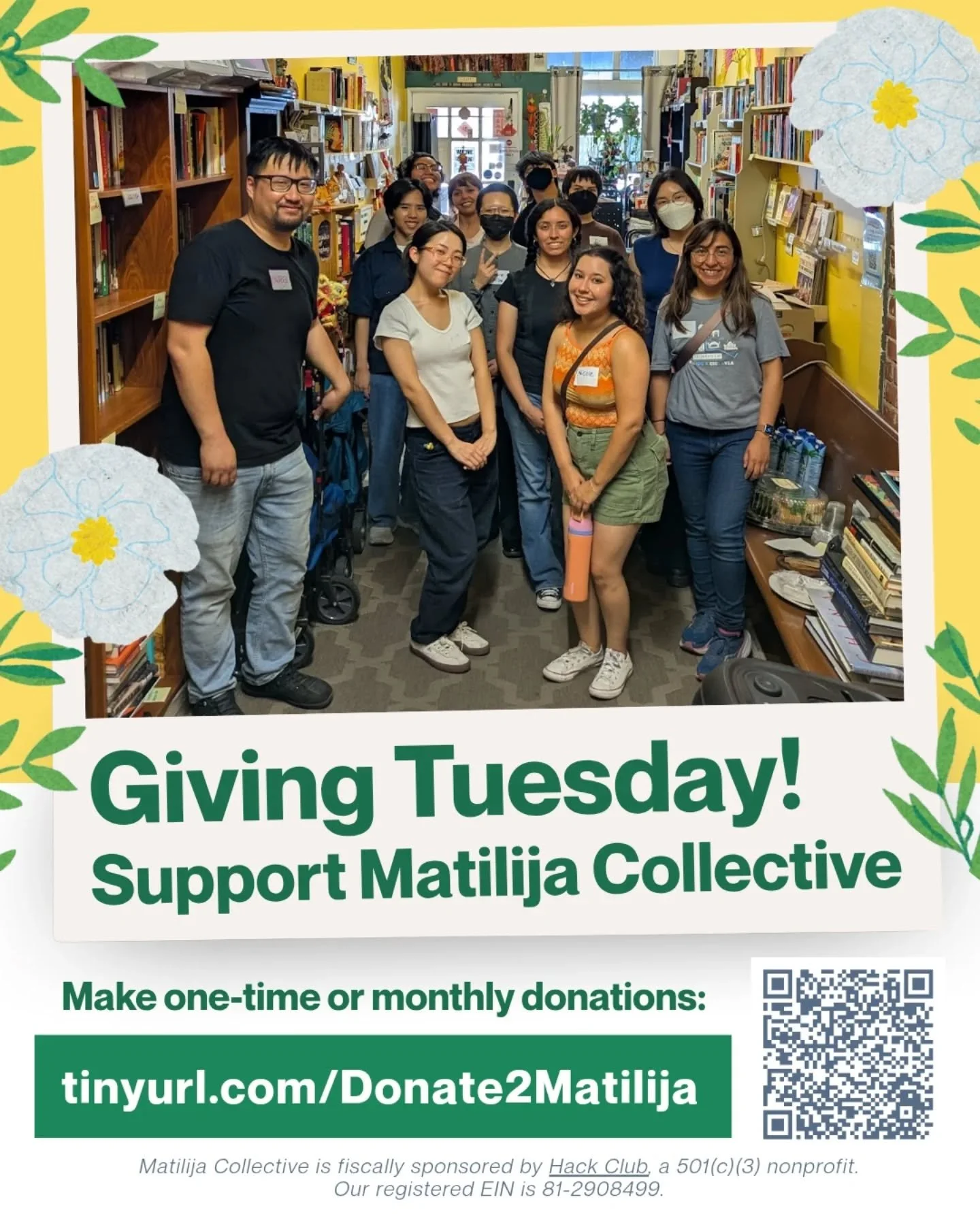 It's #Giving Tuesday and we need your help! This has been a challenging yet productive year and we would not have been able to open without your support.

Matilija Collective is a volunteer-run organization and we depend on donations to help pay for 