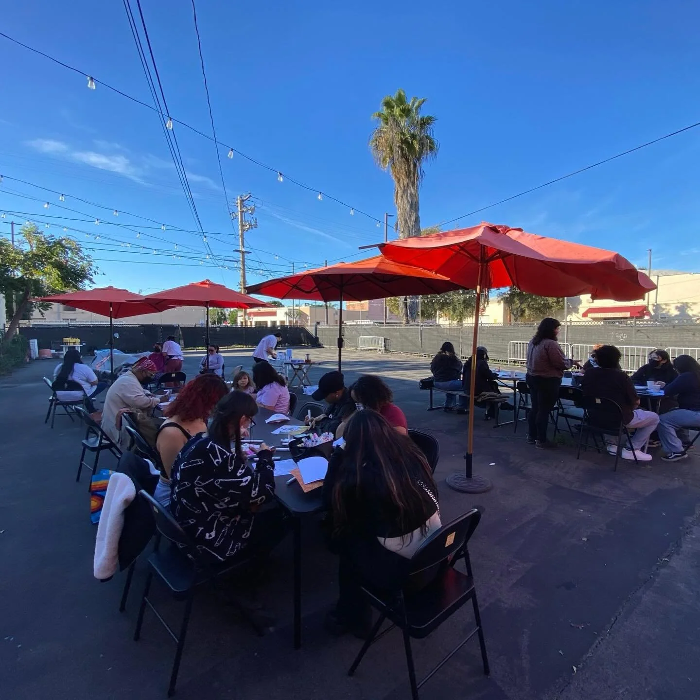 Recap of our healing circle last week 🌀🍵🤎 We were able to treat about 20 people through cupping and ear acuwellness, and raise funds for Hamed, a dentist in Gaza, who&rsquo;s trying to get his visa in Germany. We also had relaxing herbal teas, jou