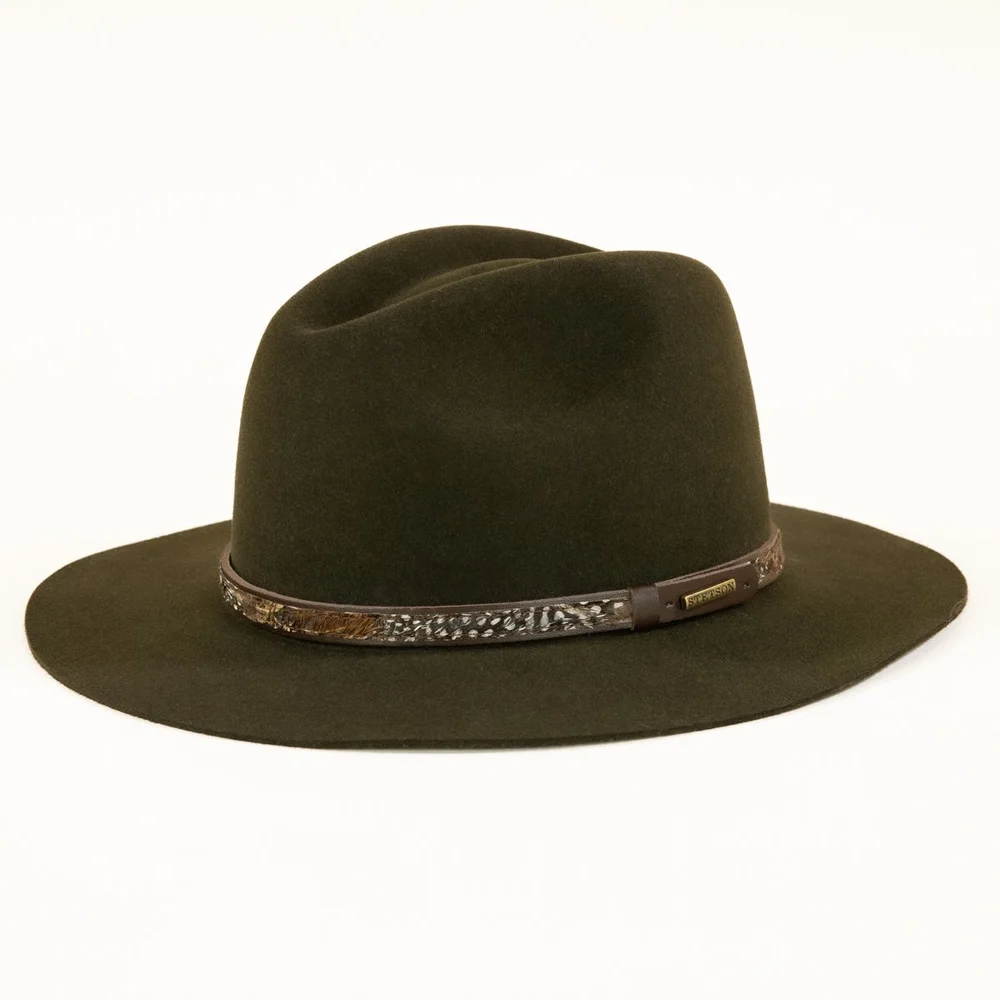 Crushable Wool Hat Stetson Mountain View Stetson Gallatin Crushable Wool Hat Sage