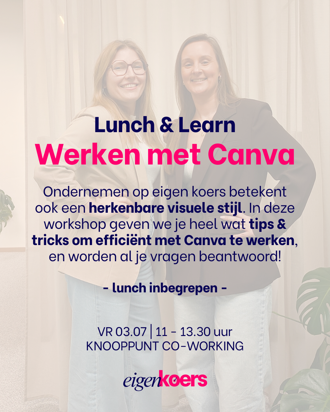 Eigen Koers Lunch & Learn: werken met Canva