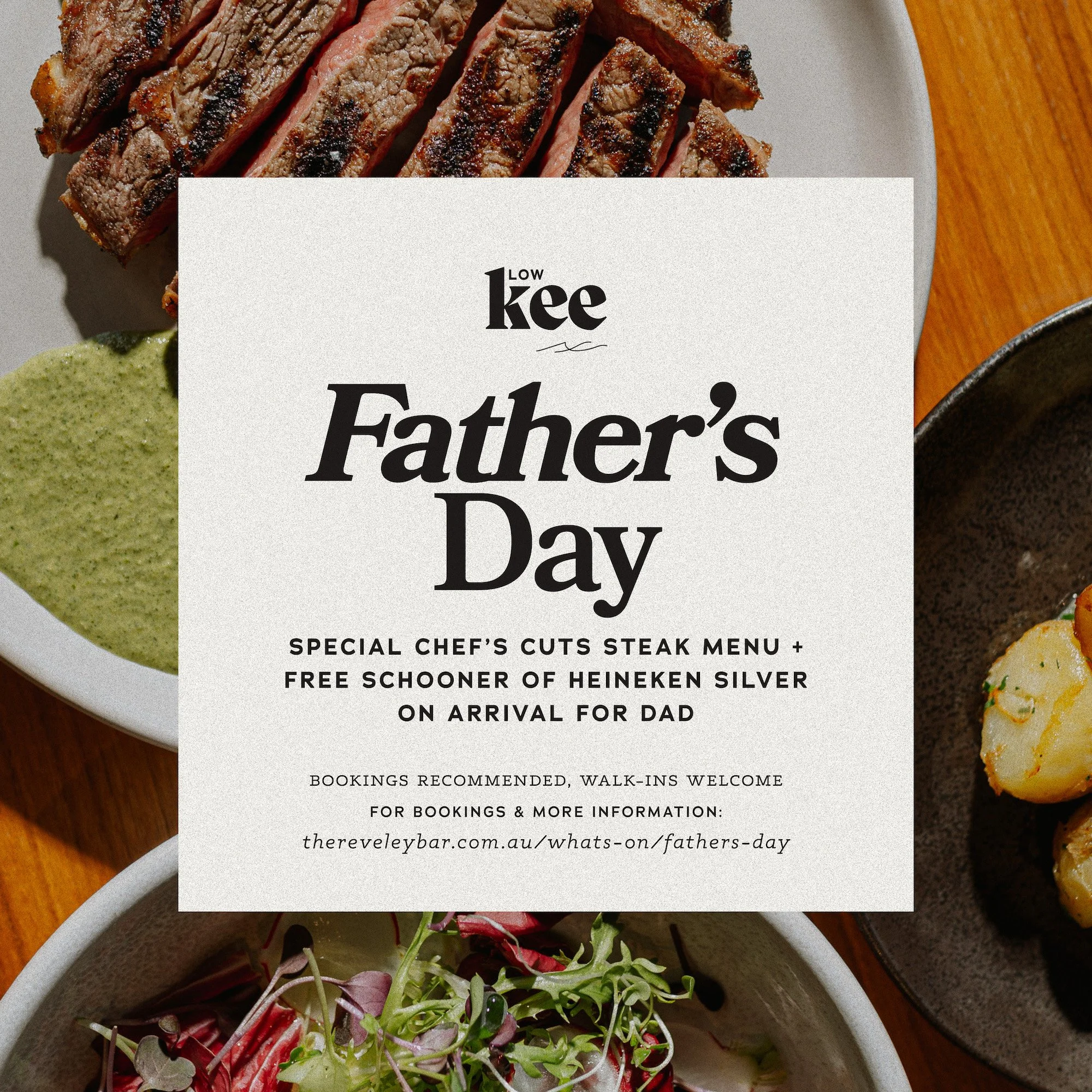 Father's Day at low kee