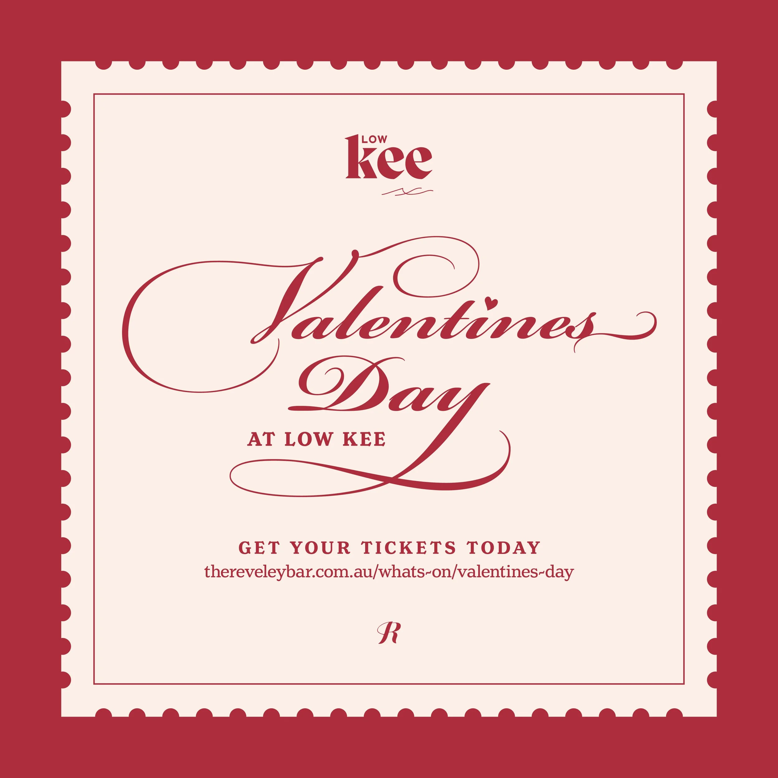 Valentine's Day at low kee