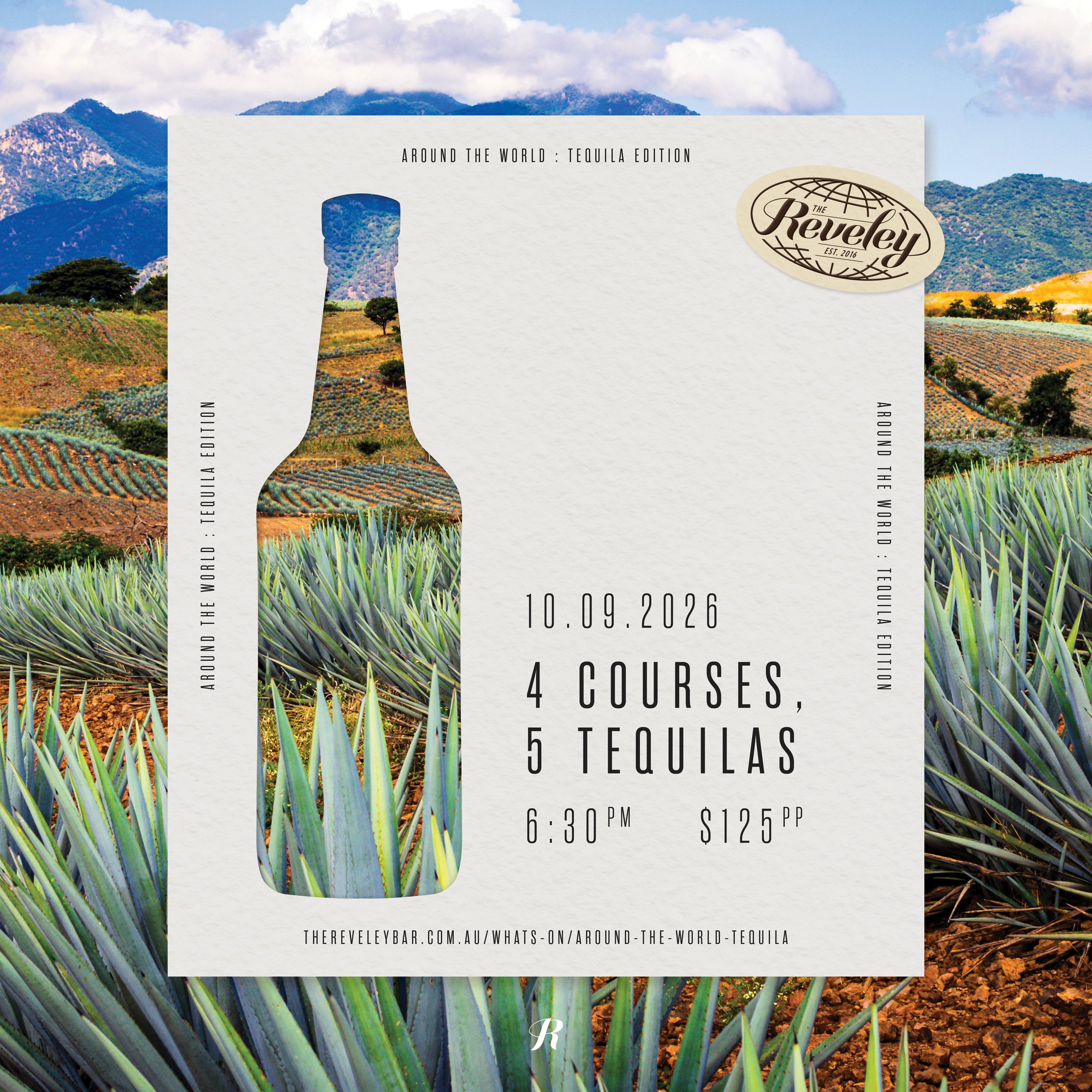Around The World: tequila dinner
