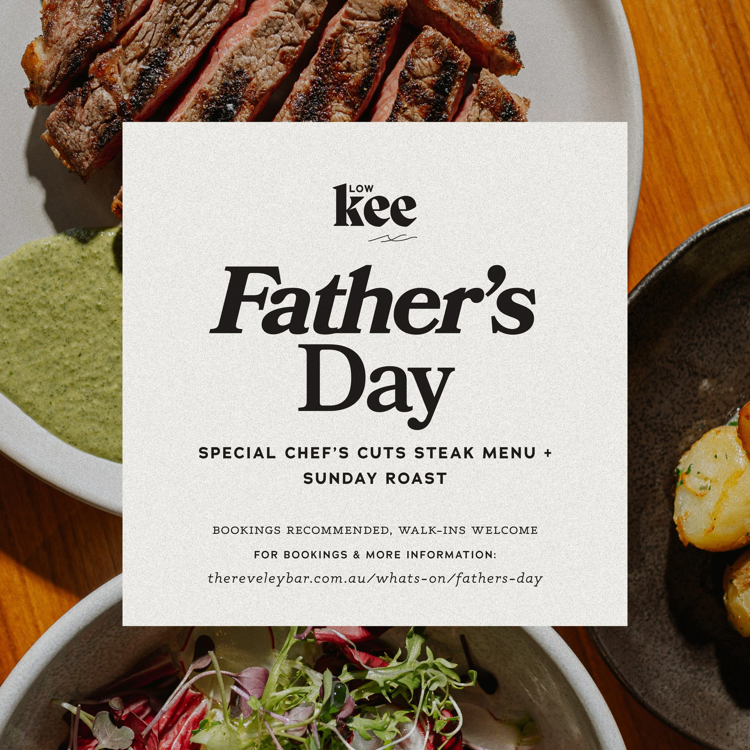 Father's Day at low kee