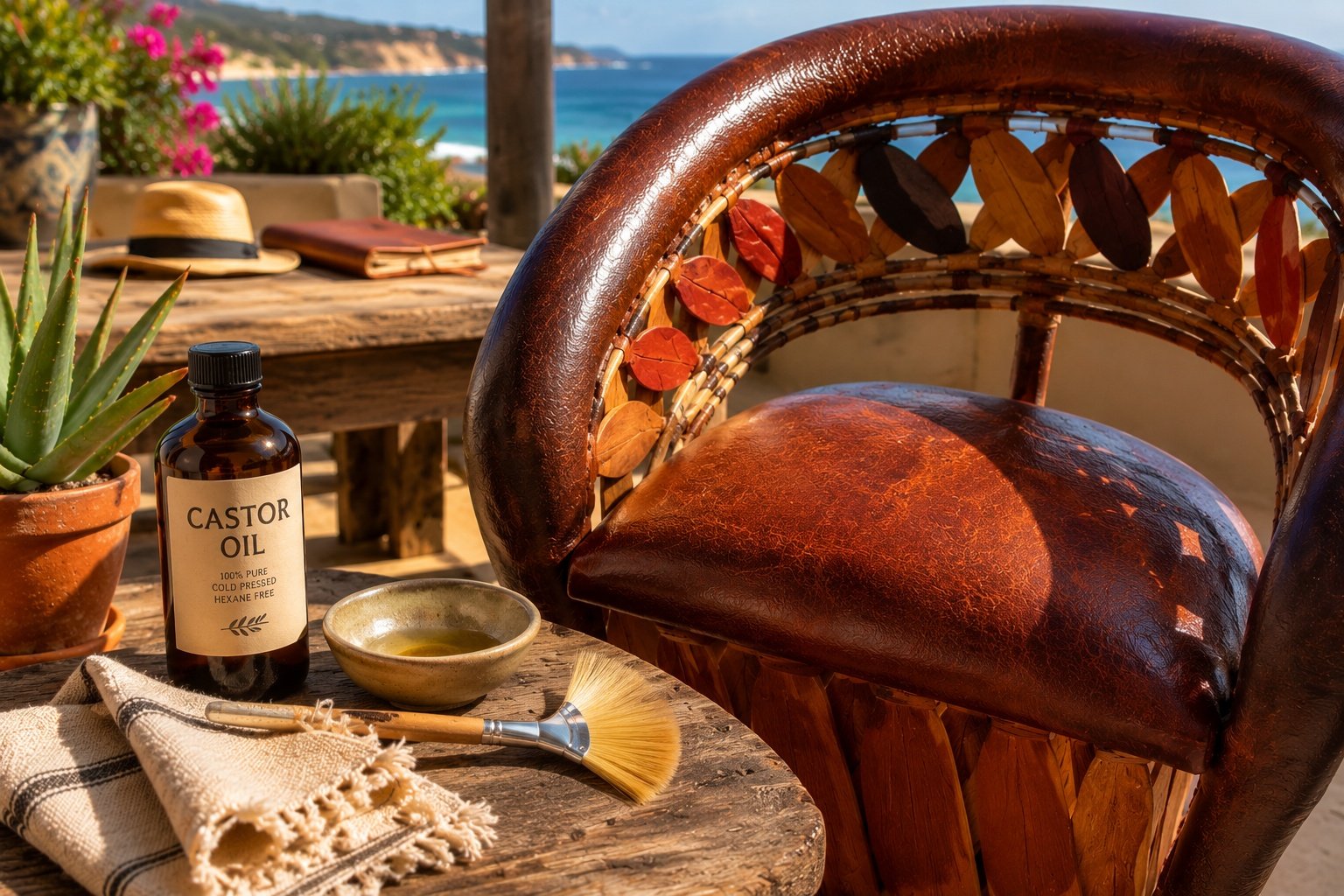 How to Protect Leather with Castor Oil