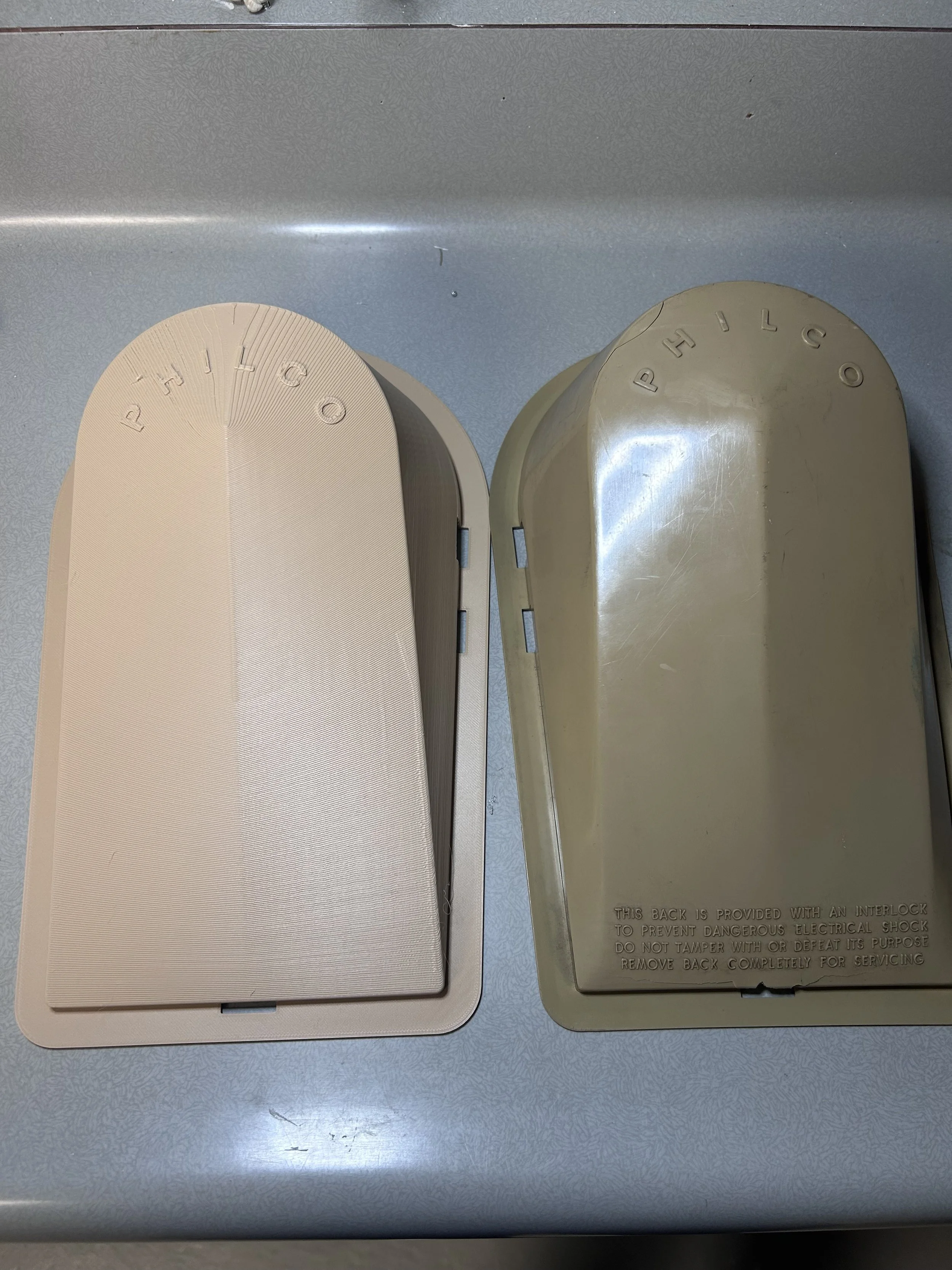 Vintage TV CRT Cover Replacement