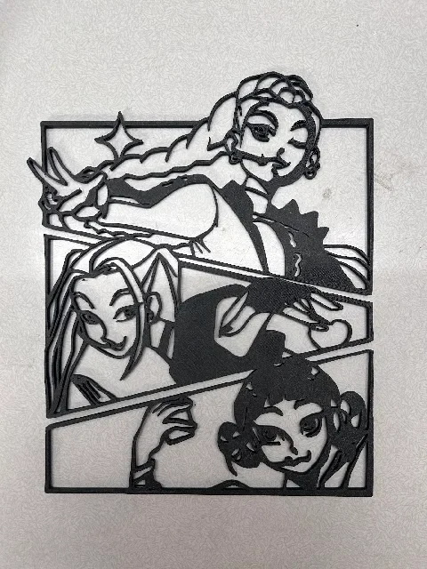 KPop Demon Hunters Wall Art