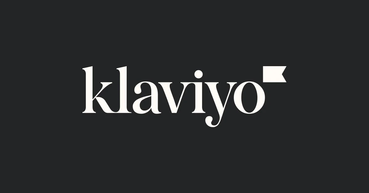 Jarrah Wallace - Kajabi Systems & Automations Partner.  The word 'klaviyo' in white font on a black background.