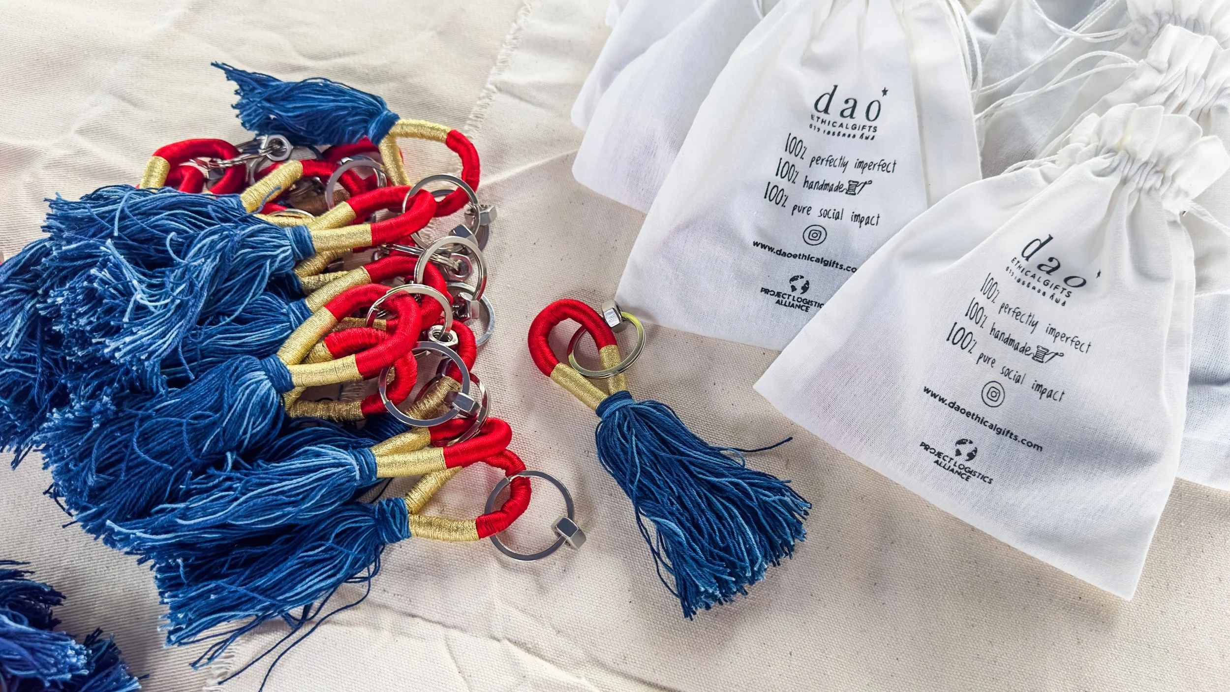 Project Logistic Alliance - Tassel Keyring with Custom Pouch