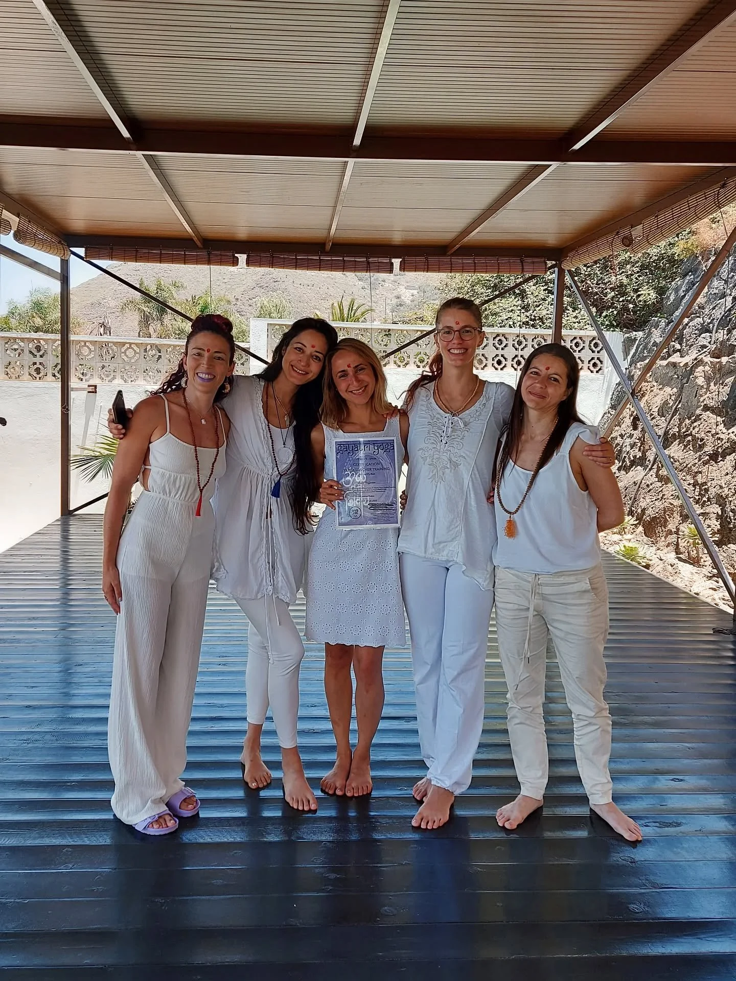 A few days here in Tenerife and I want to share these news: I am back @gayatriyogaschool , the place where I did my very first Yoga Teacher Training in 2022. Walking through the doors again feels so special &mdash; this was the space where my path as