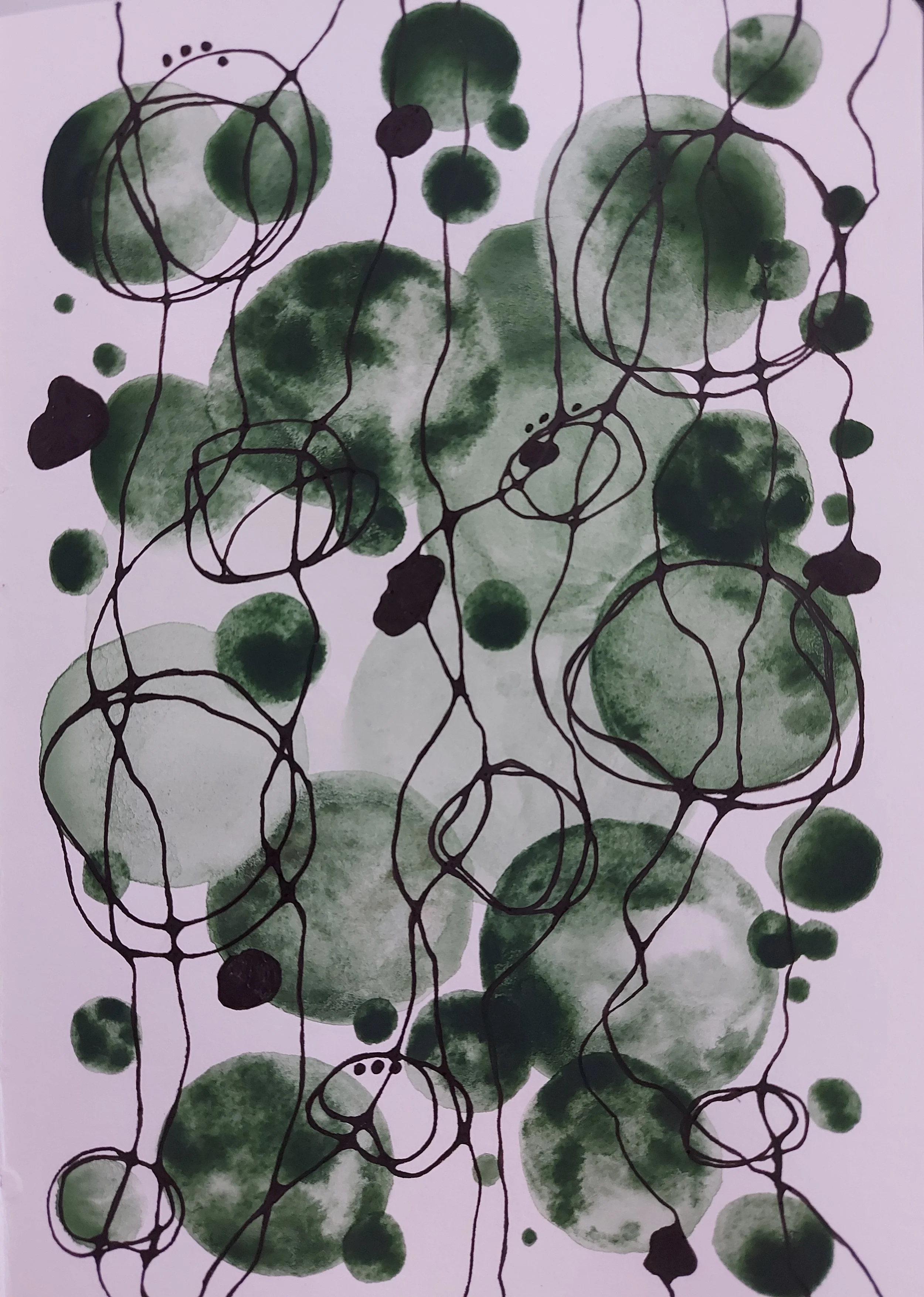 Neurographic Design Painting by Liana Hoffmann