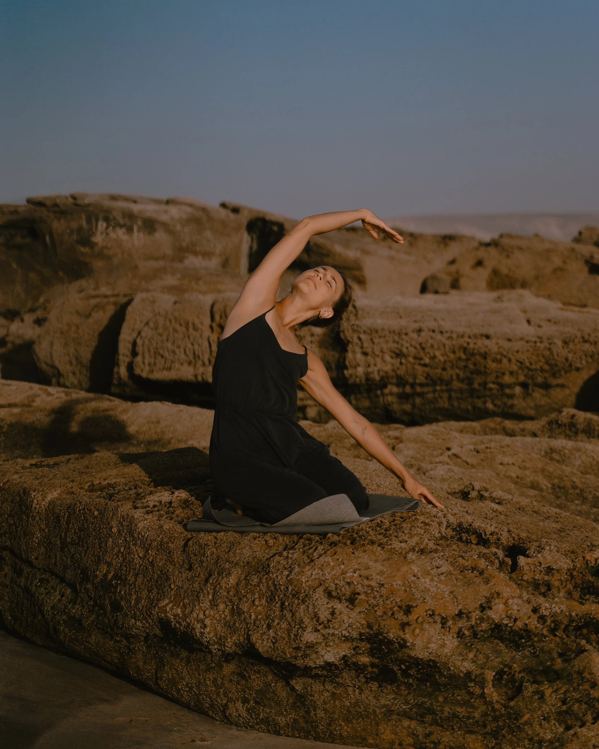 Nambin in Yoga Posture in Nature