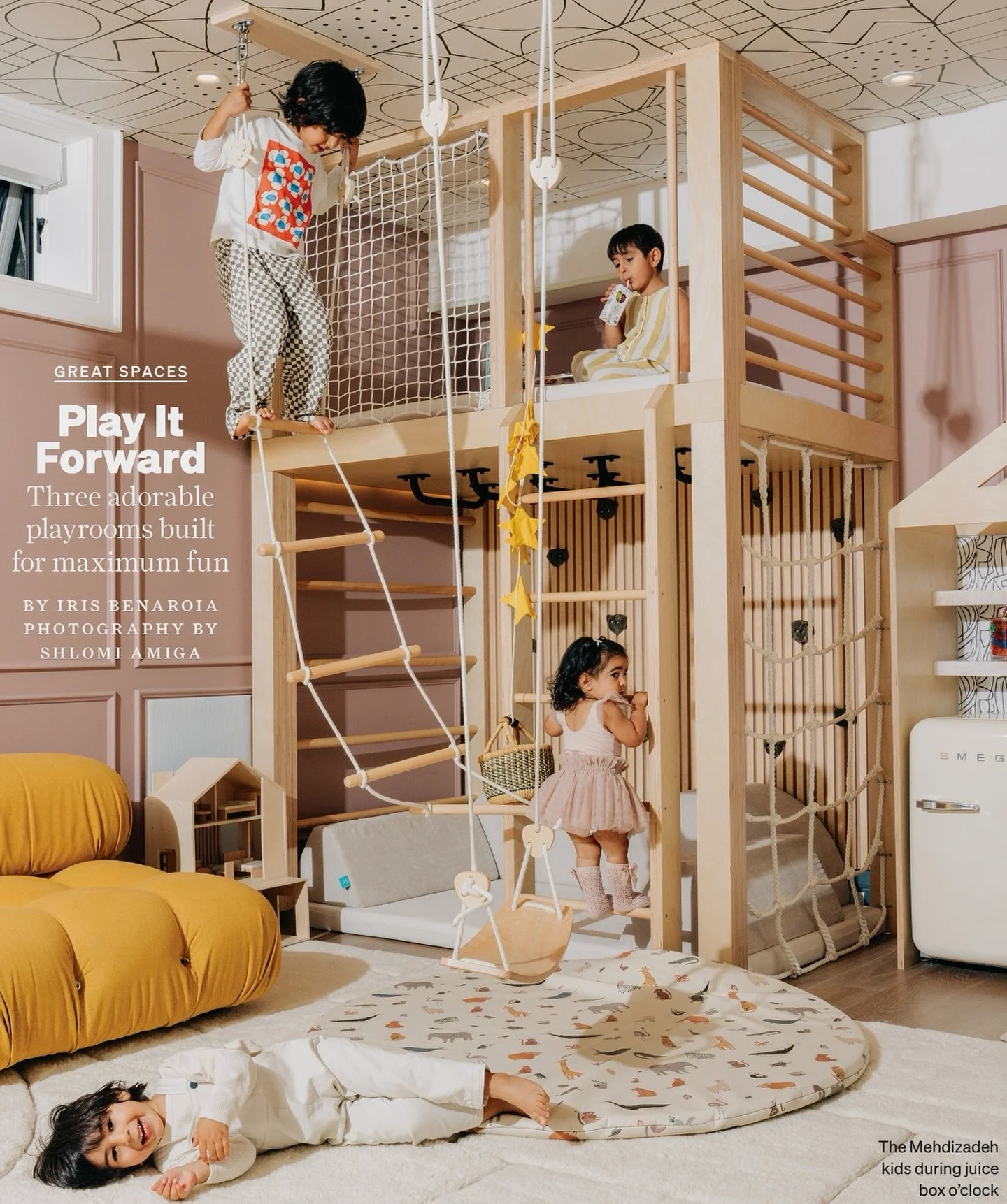 Spaces at play, as featured in @torontolife