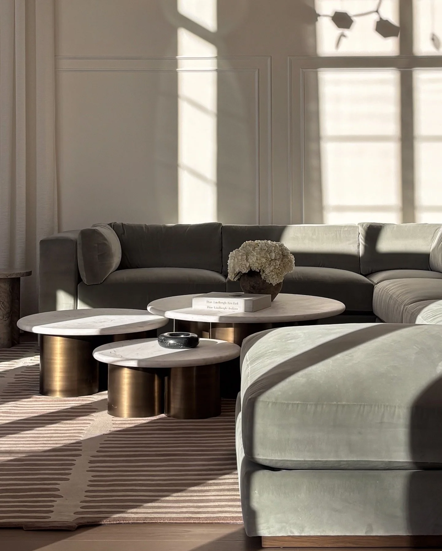 Phase one of the install is wrapped. Construction is done and the core pieces are in place. Next up is art, and the nuanced layers that will bring a home to life.