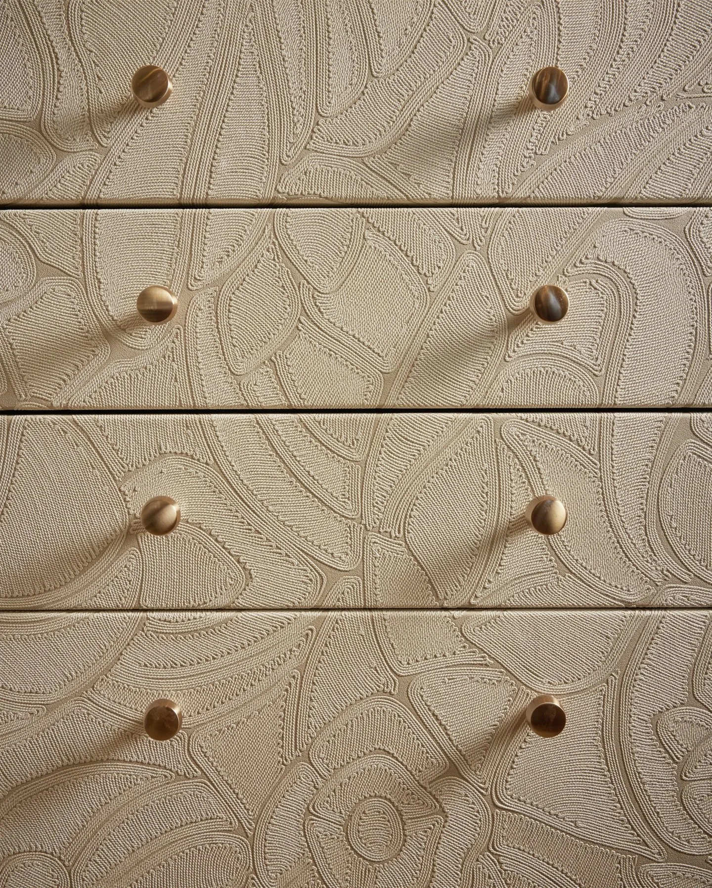 A peak behind those epic glass doors into my closet.

We decided to give my existing closet millwork a facelift by wrapping the drawer faces with wallpaper and adding stunning new hardware.

Wallpaper @artewalls @metrowallcoverings 
Wallpaper install