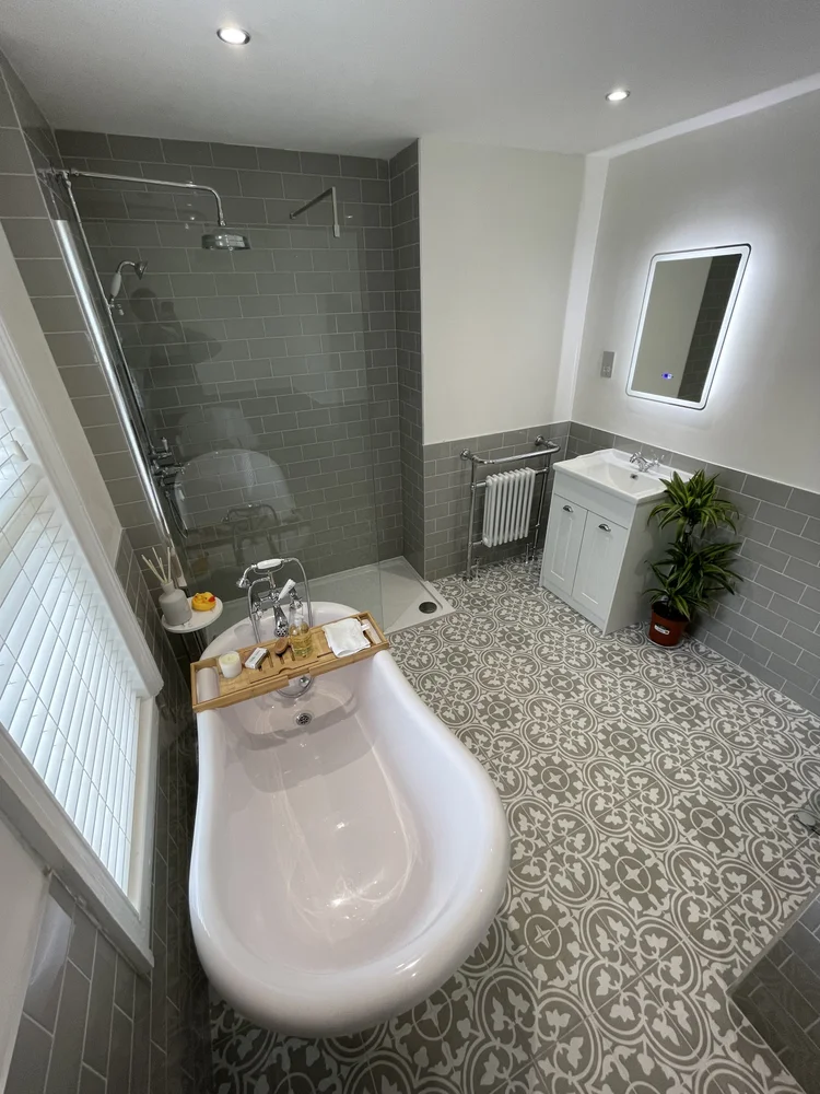 Completed North Shields bathroom installation, view 2