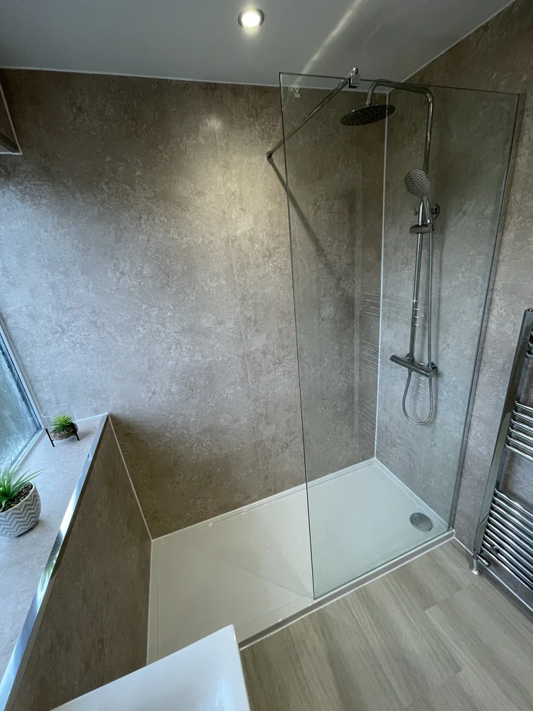 After renovation, bath-to-shower Sunderland project