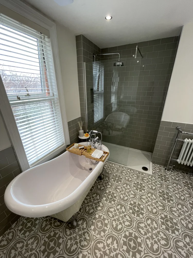 Completed North Shields bathroom installation, view 1