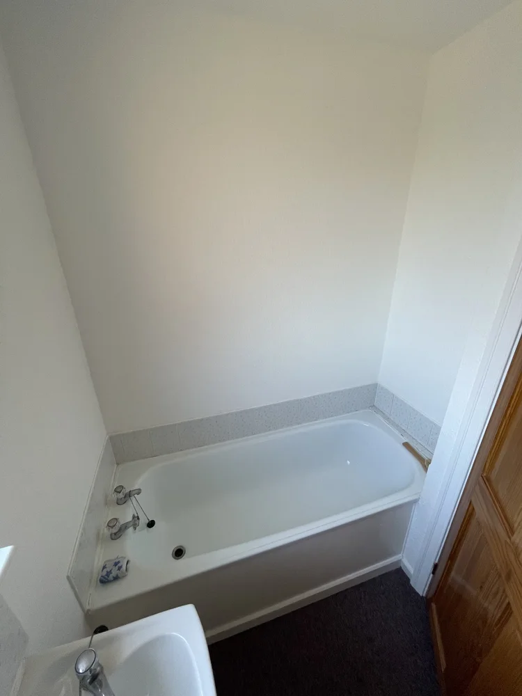 Before renovation, bath-to-shower project 44