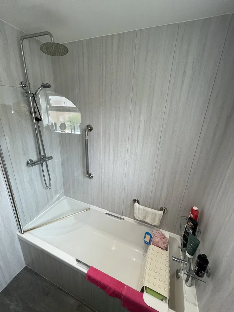 Before renovation, bath-to-shower project 119