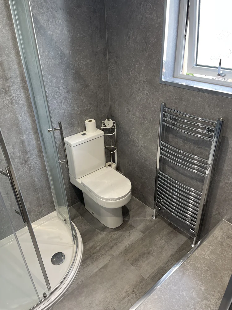 Completed Morpeth bathroom installation, view 4