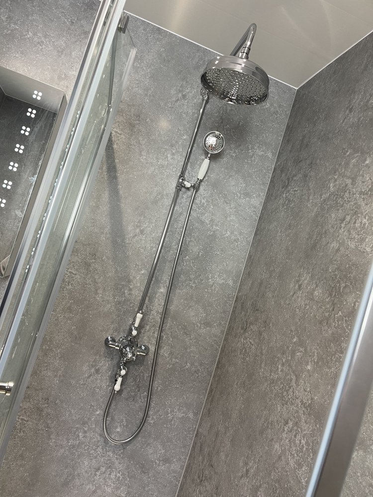Completed Morpeth bathroom installation, view 2