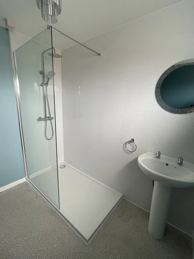 After renovation, bath-to-shower Ashington project
