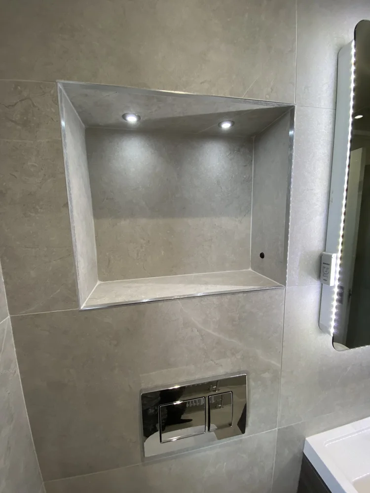 Completed Cramlington bathroom installation, view 3