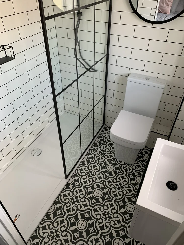 Completed Gateshead bathroom installation, view 3