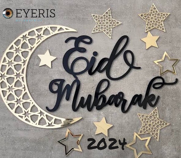 Eid Mubarak from Eyeris Optometrist Family! Wishing everyone celebrating a joyous and blessed Eid. #eidmubarak #marketplacegunghalin