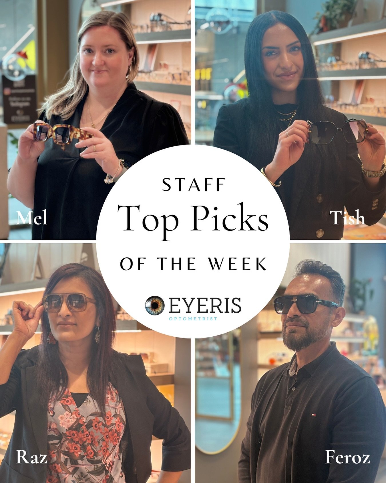 This week&rsquo;s top picks are in! 😎 With the warmer days rolling in, it&rsquo;s the perfect time to bring out the sunnies. We&rsquo;ve selected a few of our personal favourites from our range of unique and timeless sun frames! 🕶️ ✨Which one catch