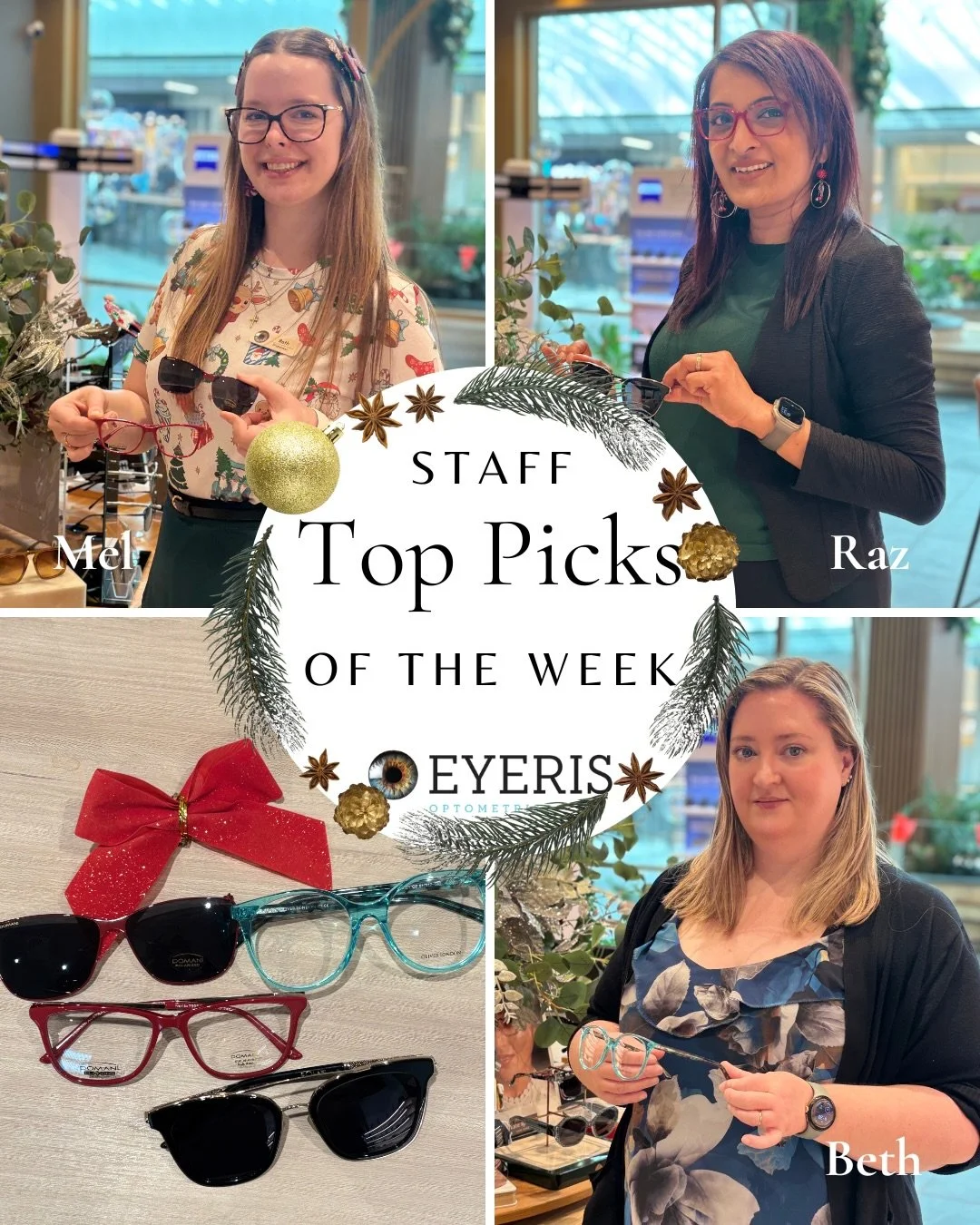 ✨ Staff Top Picks of the Week ✨
Our team has picked their absolute favourites from the collection&hellip; a stylish mix of clip-ons, sunglasses and optical frames. Each frame has its own personality&hellip; just like the staff who chose them 😉

🕶️ 
