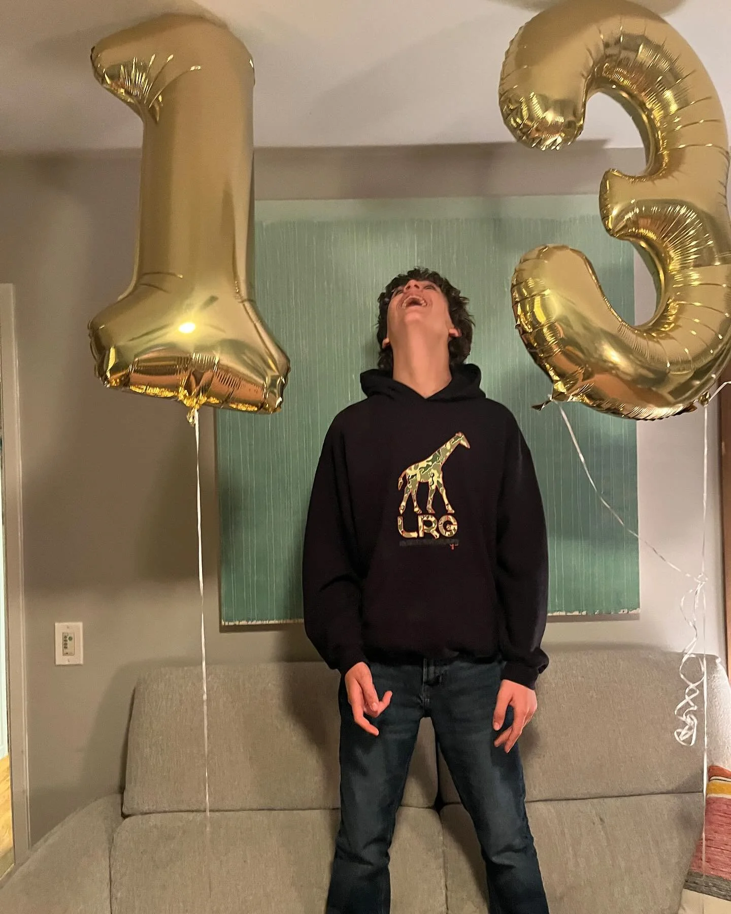 Happy 13th birthday to our rad son Roman Coltrane who is always curious and never judgmental. You are a true warrior and entered your 13th year with a grace and courage that made us so proud. It's been a doozy of a week and we are beyond proud and in