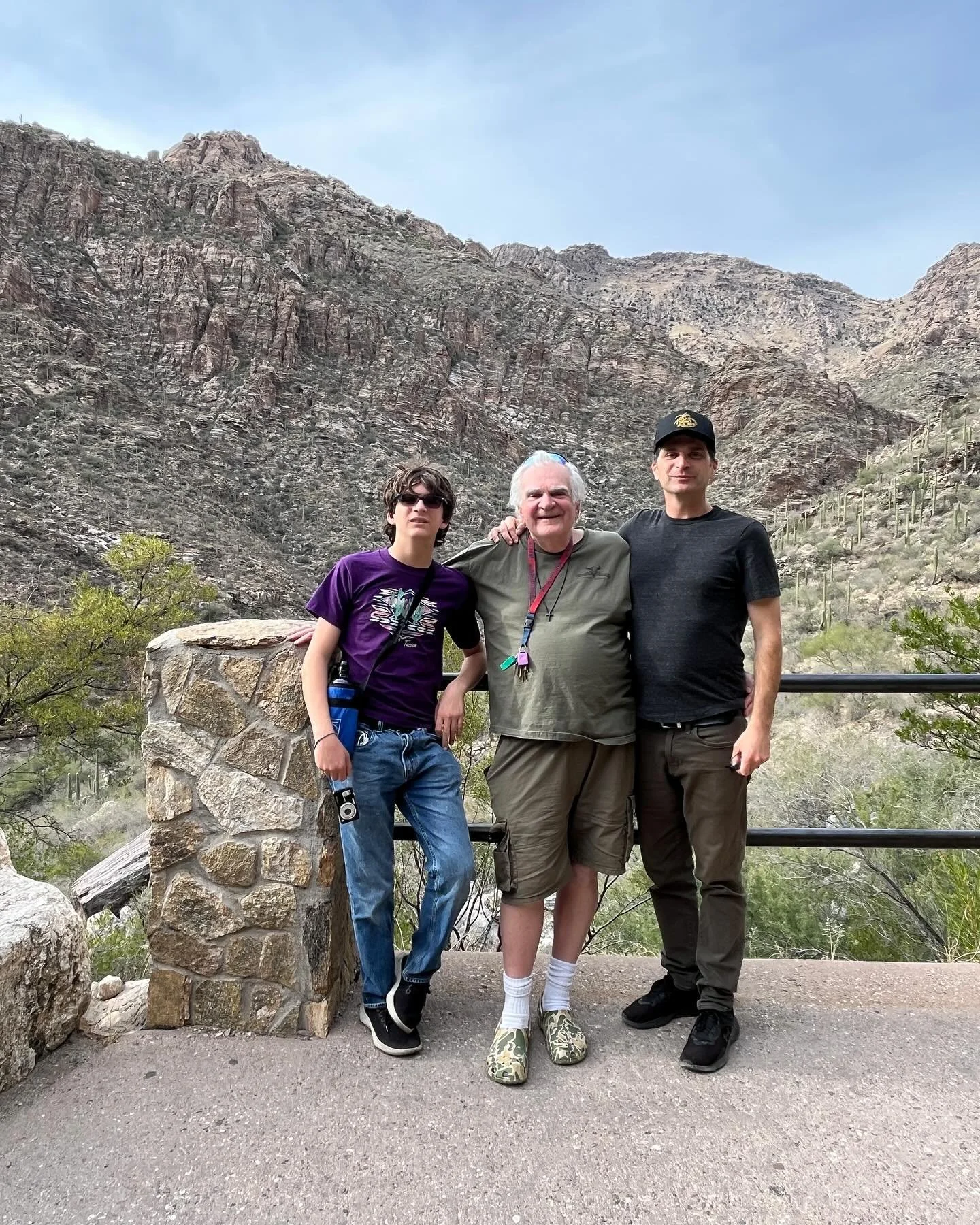 Three Generations! #sabinocanyonaz #thanksgivingroadtrip2024 #tresgeneraciones❤️ @zachwrobel @roman_coltrane