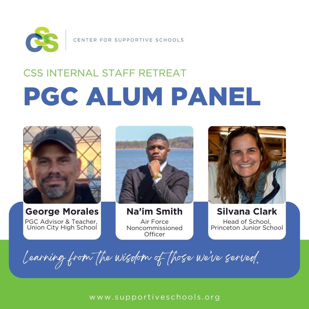 🌟 Exciting Moment at Our Staff Retreat! 🌟

We're thrilled to host an inspiring Alum Panel right now, featuring three of our amazing PGC peer leader alums sharing their journeys, insights, and success stories. Our staff are a captive audience, soaki