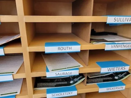My mailbox as adjunct professor at PSU