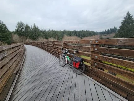 Bike camping to Stub Stewart State Park