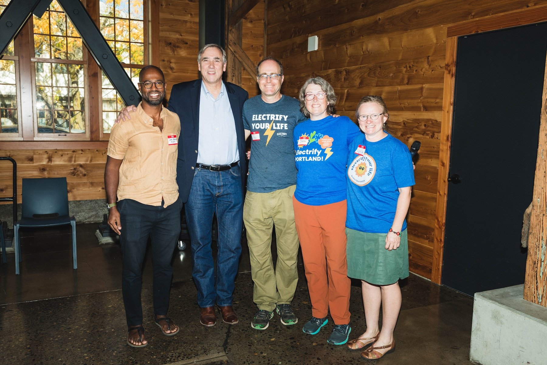 Electrify Portland Fair, with Sen. Merkley and fair organizers