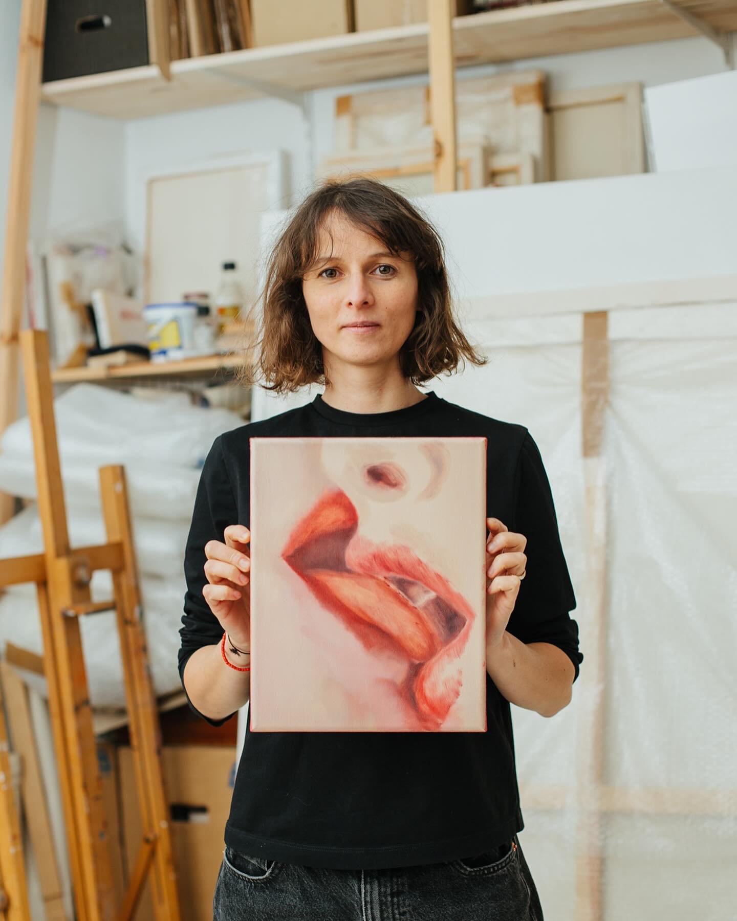 It had been over half a year since @monikachlebek &rsquo;s exhibition at HIDDEN, prompting our decision to visit her studio in Krakow. As we appreciated her latest work, we also engaged in conversations about her current project and fondly reflected 