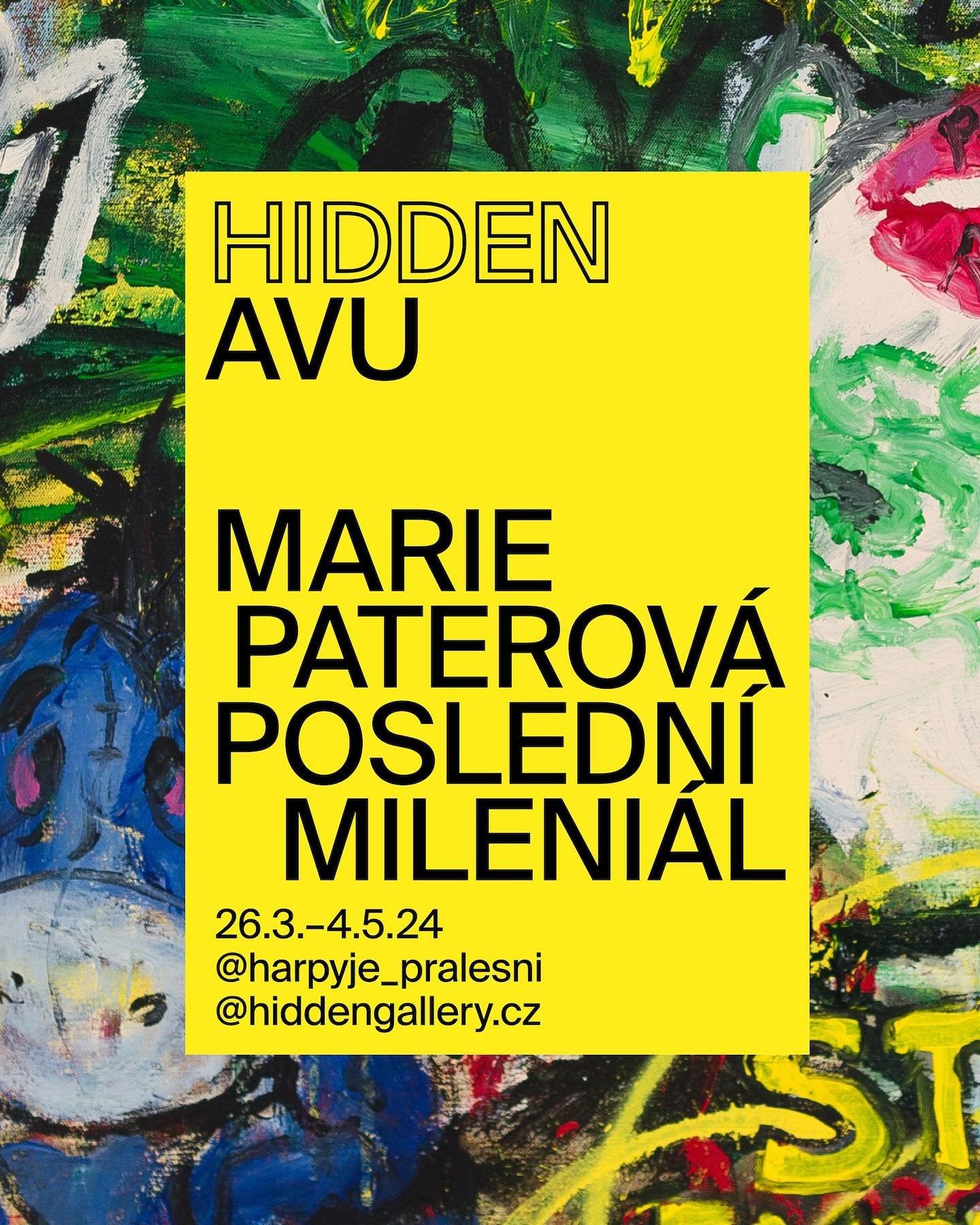 Join us for another double exhibition at HIDDEN! This Tuesday, March 26th, we&rsquo;re thrilled to unveil @harpyje_pralesni , an @avu_prague student, at HIDDEN AVU in collaboration with @avumalba2 . Alongside three students @hanamarhoun @anastazieeiz