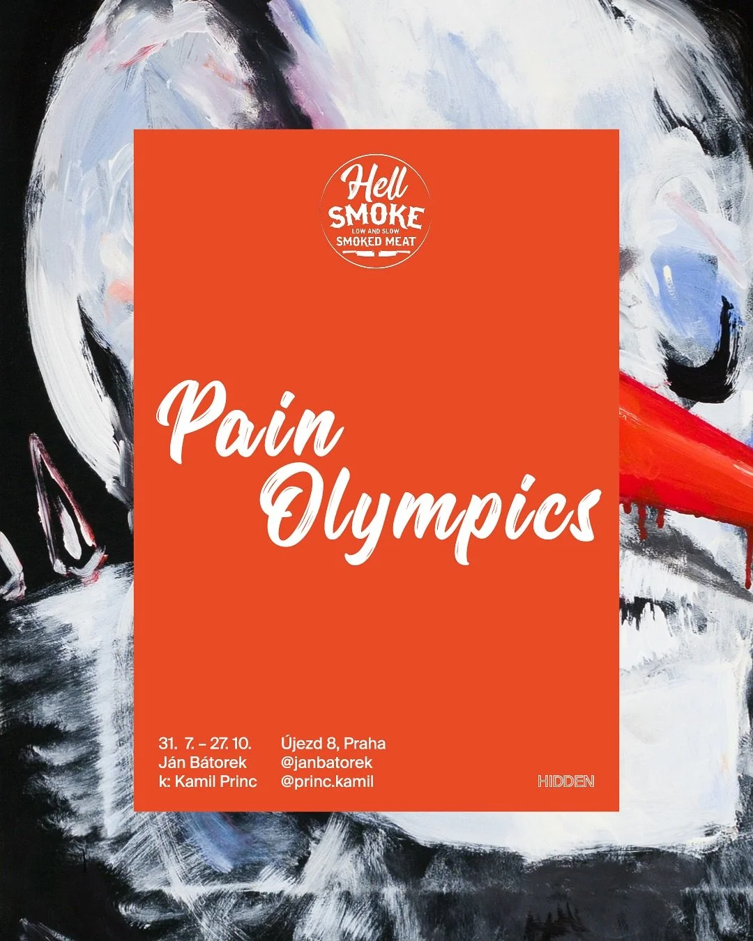 @janbatorek 
📅 August 1 &ndash; October 27, 2025
📍 In Hell Smoke BBQ by HIDDEN Gallery
🧨 Opening: July 31 at 18:00
🎹 Music: @sobert.rhythm 

The BME Pain Olympics is a controversial video compiling both fictional and real scenes of brutal human b