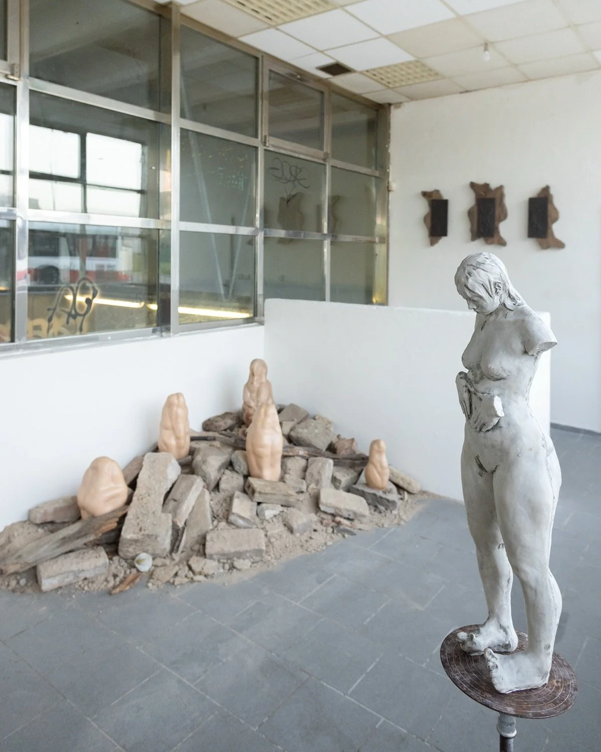 Exhibition view of current exhibition: Distorza at HIDDEN UMPRUM by @_bokovka &amp; @krrystof 

Exhibition space works as a window gallery. If you wish to step inside, feel free to send me a DM.