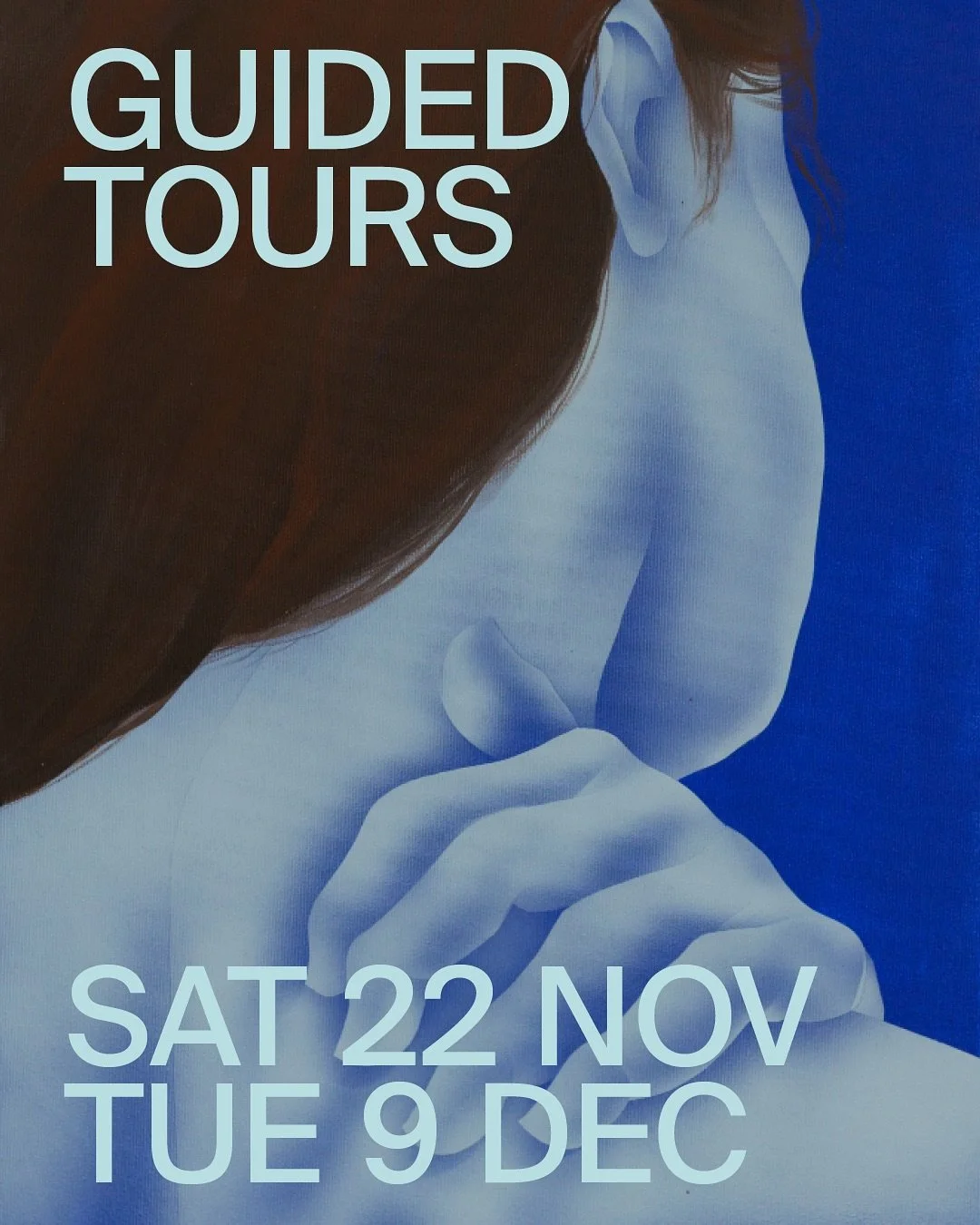 HEAT &mdash; @sarikonecna 
HIDDEN Bořivojova
5 Nov 2025 &rarr; 31 Dec 2025

Guided Tours:
22 Nov 2025, 18:00
9 Dec 2025, 18:00

The BLUE paintings reflect the very first moments inside the sauna &mdash; when the body is still cold, alert, and slightl