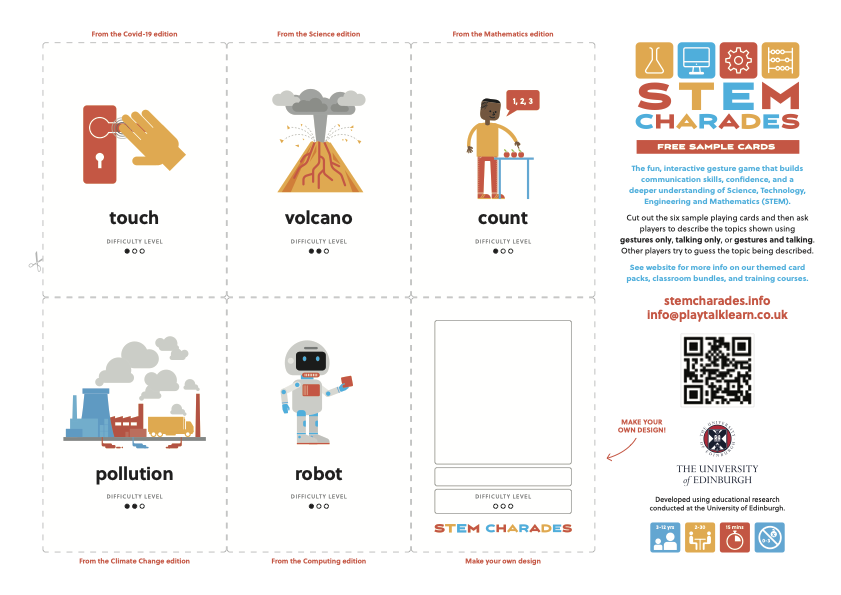 STEM Charades: Mixed editions
