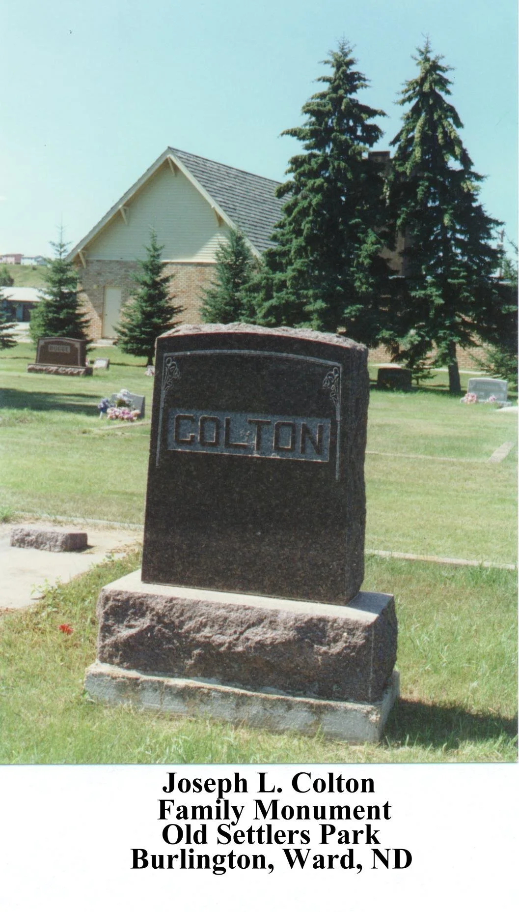 Colton Family Monument