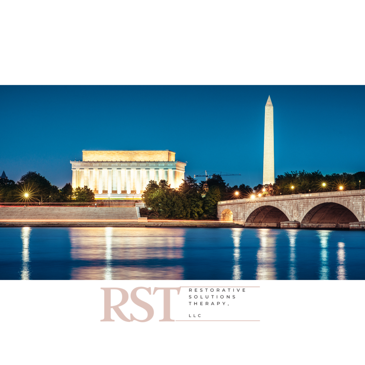 Washington DC skyline representing virtual sex and couples therapy services for DC residents